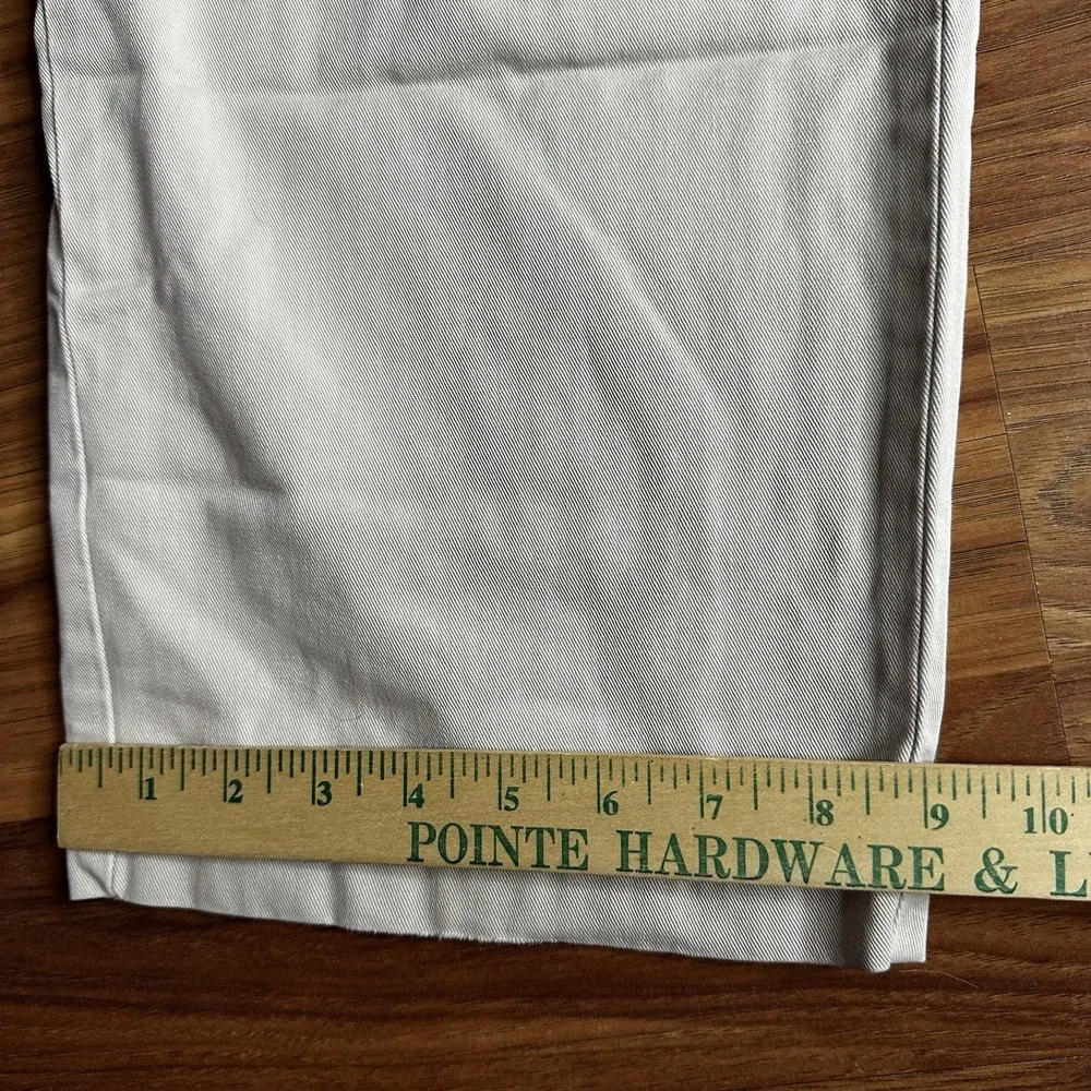 Vintage 90s Polo Ralph Lauren Andrew Pant Men 36x30 Khaki Pleated Chino Cotton